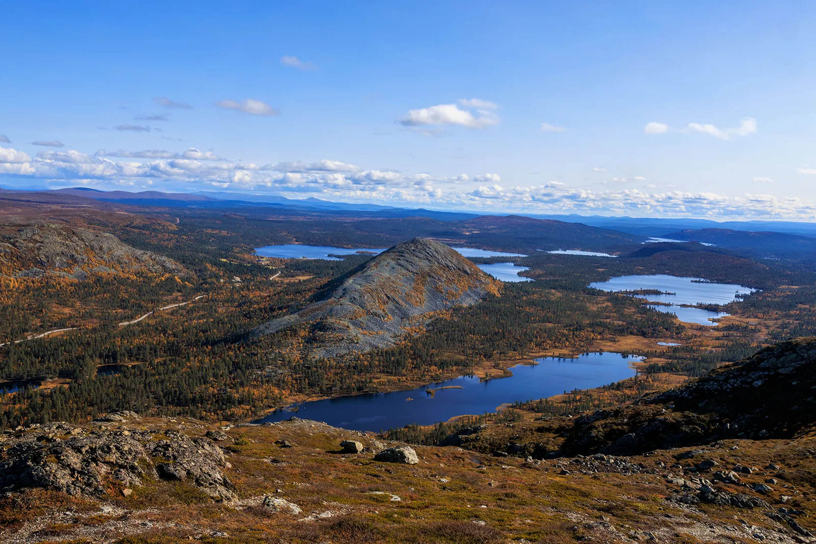 Utsikt över Femunden från Båthusberget