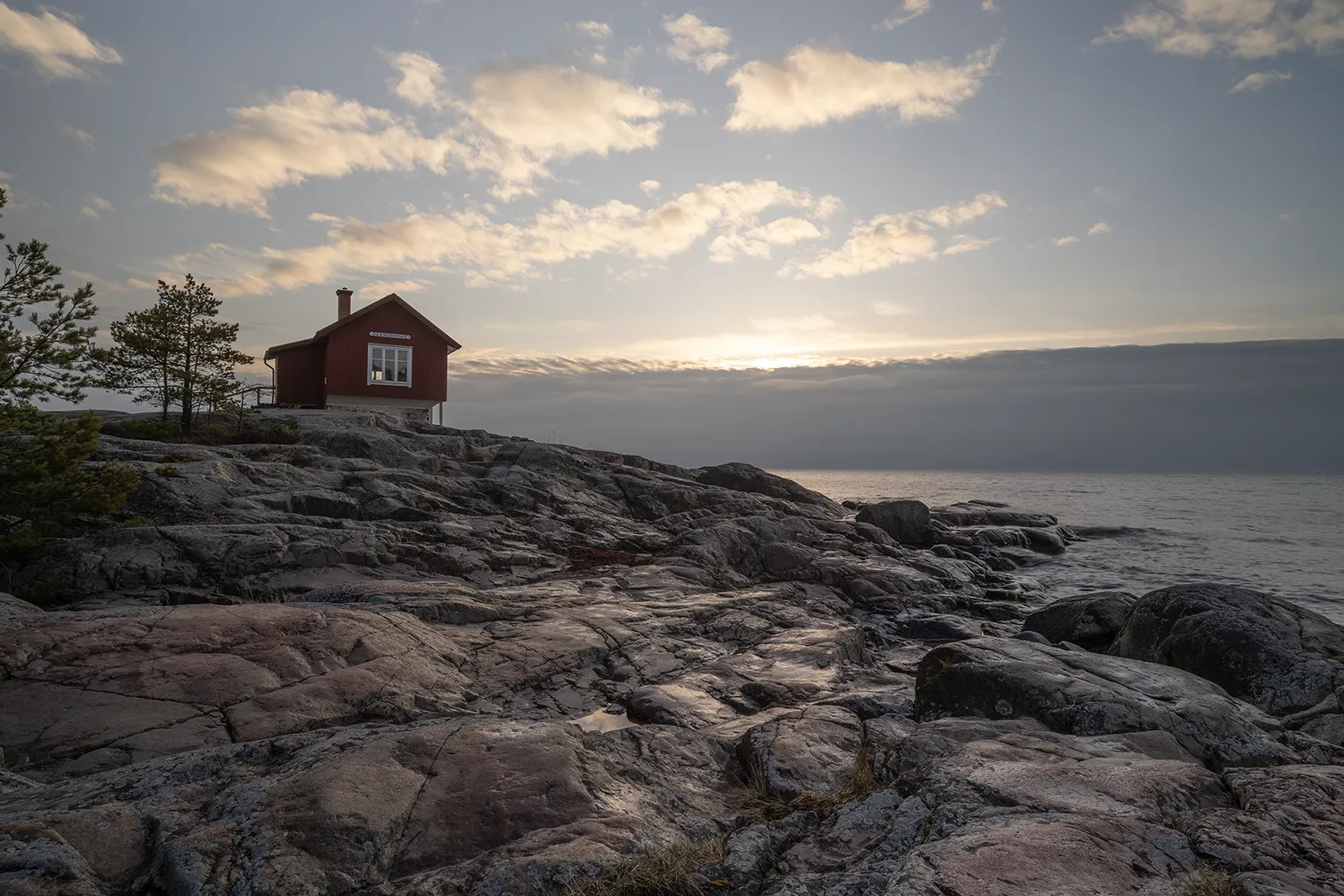 Soluppgång vid havet